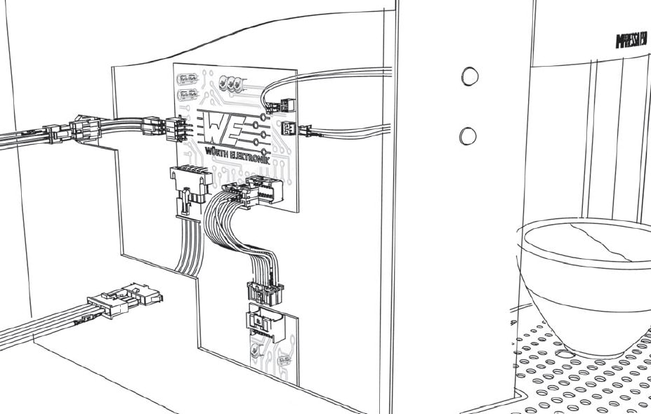 Würth Draht-zu-Platine-Applikation Beispiel